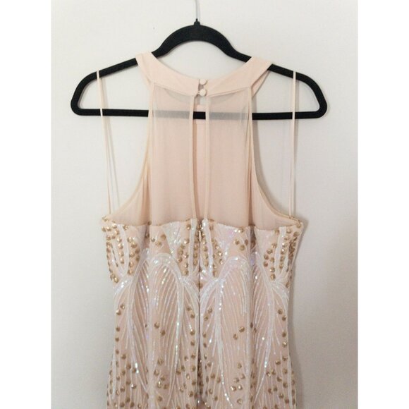 Dress the Population Pink Halter Bodycon Midi Dress - Picture 6 of 15